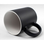 Кружка Хамелеон Черная для сублимации увеличкенной емкости 425мл (меняющая цвет)