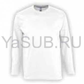 Футболка ( 2XL ) длинный рукав для сублимации ( Т )