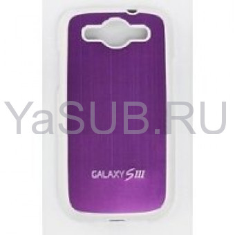 Чехол для Samsung Galaxy S3 i9300 ( фиолетовый силикон) для сублимации