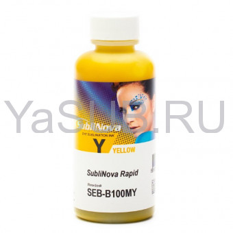 Сублимационные чернила SEB-B100MY для Epson SubliNova Rapid, Yellow,100 ml, InkTec																		