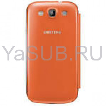 Чехол для Samsung Galaxy S3 i9300 (оранжевый силикон) для сублимации